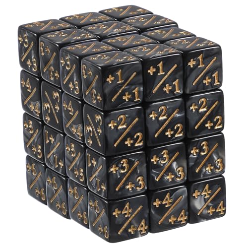HONITANO 48 Stück Teiliges Acryl Würfelzähler Set mit Plus Minus Zeichen Stapelbare Spielsteine für Brettspiele und CCG Kartenspiele Praktische Spielzubehör für Tischspiele und Mathematik von HONITANO