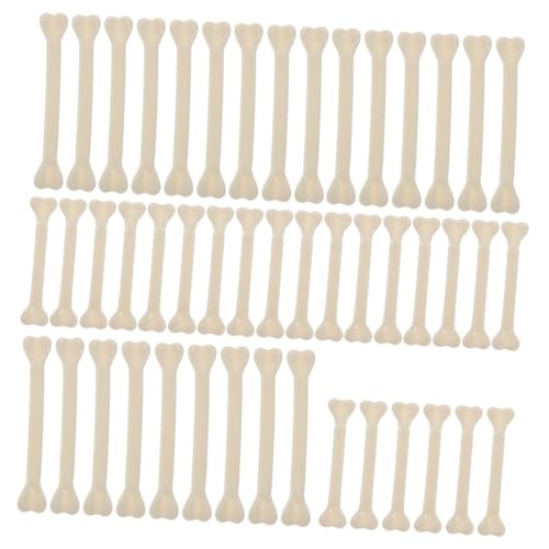 HONITANO 48 Stück Teiliges Halloween Deko Künstliche Weiße Kunststoffknochen Leuchtende Gruselige Skelettknochen für Partydekoration und Spukhaus Realistisch Gestaltete DIY Requisiten HONITANO 48 Stück Teiliges Halloween Deko Künstliche Weiße Kunststoffknochen Leuchtende Gruselige Skelettknochen für Partydekoration und Spukhaus Realistisch Gestaltete DIY Requisiten von HONITANO