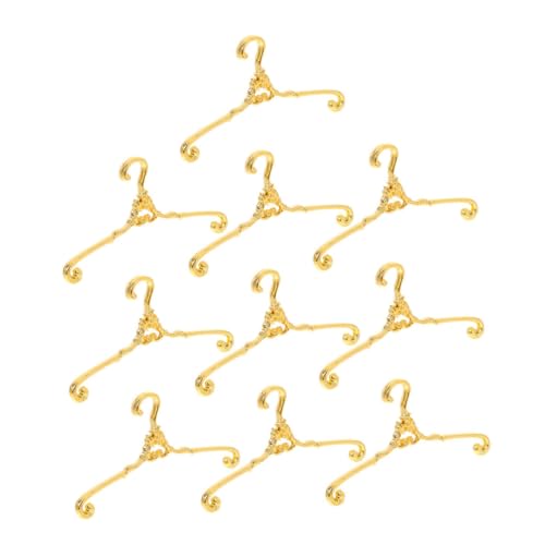 HONITANO 48 Stück Teiliges Mini Metallkleiderbügel für Puppenhaus Robuste Miniatur Kleidungsaufhänger Platzsparend für Puppenkleidung und Outfit Organisation HONITANO 48 Stück Teiliges Mini Metallkleiderbügel für Puppenhaus Robuste Miniatur Kleidungsaufhänger Platzsparend für Puppenkleidung und Outfit Organisation von HONITANO