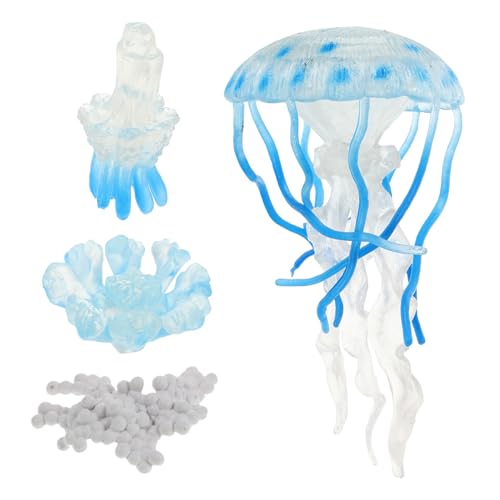 HONITANO 4stücke Teiliges Quallenfiguren Für Mädchen Lernspielzeug Visualisierung Lebenszyklus Für Aquarien-Dekoration Und Interaktives HONITANO 4stücke Teiliges Quallenfiguren Für Mädchen Lernspielzeug Visualisierung Lebenszyklus Für Aquarien-Dekoration Und Interaktives von HONITANO