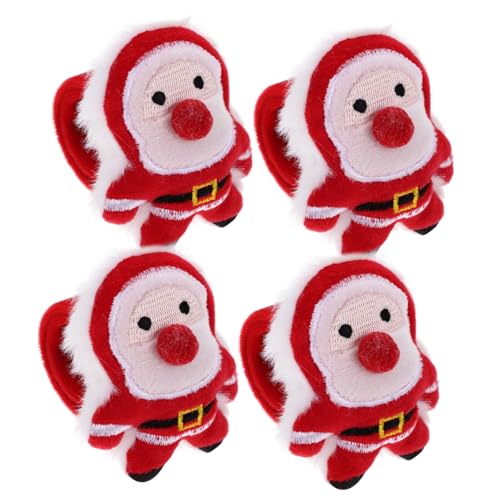HONITANO 4Stücke Slap Armbänder Niedliche Dekorative Stoffarmbänder für Partys Weihnachten und Mehr Sicheres Langlebiges für Hohem Spaßfaktor von HONITANO