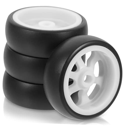 HONITANO 4Stücke Spielzeugreifen für Ferngesteuertes Auto Drift Rad Zubehör Hochwertige Gummireifen für Modelle Robuste und Langlebige Autoteile für Spielzeugautos HONITANO 4Stücke Spielzeugreifen für Ferngesteuertes Auto Drift Rad Zubehör Hochwertige Gummireifen für Modelle Robuste und Langlebige Autoteile für Spielzeugautos von HONITANO