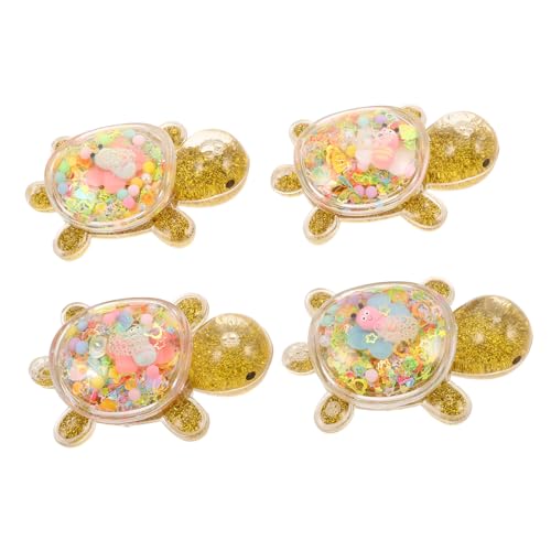 HONITANO 4stücke Schildkrötenfigur Für Junge Mädchen Meerestier-schildkrötenstatue Kleine Schildkröten-Ornament Sandkunst-Dekoration Für Schreibtisch Gastgeschenk Für von HONITANO