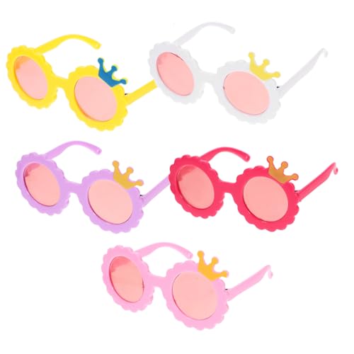 HONITANO 5 Paare Mini Puppen Sonnenbrillen Bunte Acrylgläser Lustige Doll Accessories für Puppenhaus Dekoration Zubehör HONITANO 5 Paare Mini Puppen Sonnenbrillen Bunte Acrylgläser Lustige Doll Accessories für Puppenhaus Dekoration Zubehör von HONITANO