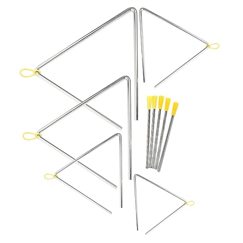 HONITANO 5 Sätze Teiliges Percussion Triangel Musikinstrument Hergestellt aus Hochwertigem für Musikalische Früherziehung Fördert die Hand Auge Koordination und Macht Erlernen von Einfach HONITANO 5 Sätze Teiliges Percussion Triangel Musikinstrument Hergestellt aus Hochwertigem für Musikalische Früherziehung Fördert die Hand Auge Koordination und Macht Erlernen von Einfach von HONITANO