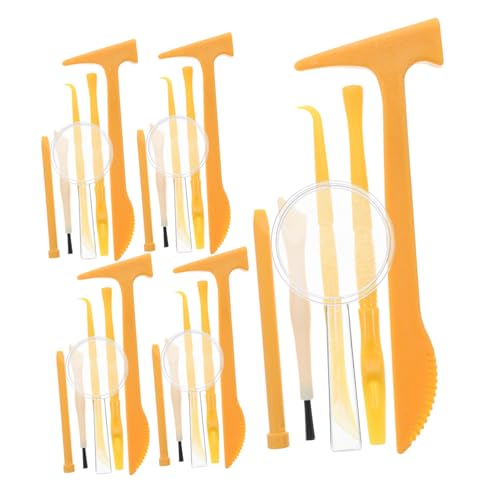 HONITANO 5 Sets Kinder -Tool -Set Für Mädchen Und Jungen Umfasst Grabenwerkzeuge Für Die Dinosaurierausgrabung Und Gartenarbeit Und Bildungsspielzeug von HONITANO