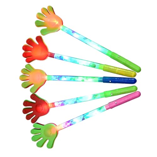 HONITANO 5 Stück Glühende Palmenpat Große Handklöppel Jubeln Stütze Kinderspielzeug Noisemaker -Klapper Konzert Requisite Flash-handflächen Klatschen Klapper Für Plastik HONITANO 5 Stück Glühende Palmenpat Große Handklöppel Jubeln Stütze Kinderspielzeug Noisemaker -Klapper Konzert Requisite Flash-handflächen Klatschen Klapper Für Plastik von HONITANO