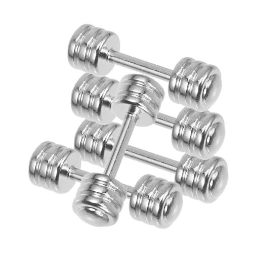 HONITANO 5 Stück Maßstab Realistische Mini Hanteln Modell für Puppenhaus Fitnessraum Dekoration Detailgetreue Sport Zubehör Mini Möbel für Miniaturräume HONITANO 5 Stück Maßstab Realistische Mini Hanteln Modell für Puppenhaus Fitnessraum Dekoration Detailgetreue Sport Zubehör Mini Möbel für Miniaturräume von HONITANO