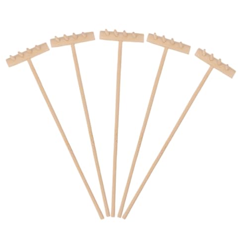 HONITANO 5 Stück Mini Sandgarten Rechen Robuste Miniatur Gartenwerkzeuge für Sandkästen und Zen Gärten Vielseitige DIY Deko für Schreibtisch Puppenhaus und Kreative Entspannung zu Hause HONITANO 5 Stück Mini Sandgarten Rechen Robuste Miniatur Gartenwerkzeuge für Sandkästen und Zen Gärten Vielseitige DIY Deko für Schreibtisch Puppenhaus und Kreative Entspannung zu Hause von HONITANO