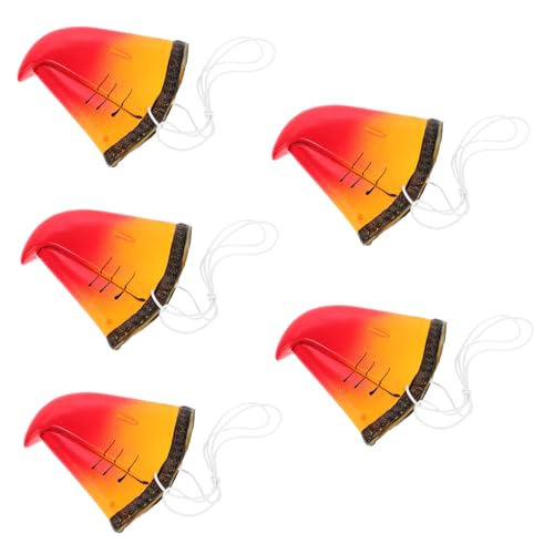 HONITANO 5 Stück Realistisches Teiliges Papagei Nasen Set aus Langlebigem Vinyl Kompakt und Stabil für Halloween Karneval und Cosplay Events Witzige Tiernase für Einzigartige Kostüme HONITANO 5 Stück Realistisches Teiliges Papagei Nasen Set aus Langlebigem Vinyl Kompakt und Stabil für Halloween Karneval und Cosplay Events Witzige Tiernase für Einzigartige Kostüme von HONITANO