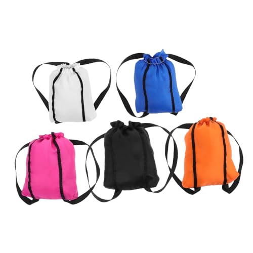 HONITANO 5 Stück Rucksack Backsack Kindertaschen für Mädchen Puppe Kordelzug Spielzeuggepäck Aufbewahrungstasche für Puppen Zubehör für Schultaschen Schulbedarf für Puppen Stoff HONITANO 5 Stück Rucksack Backsack Kindertaschen für Mädchen Puppe Kordelzug Spielzeuggepäck Aufbewahrungstasche für Puppen Zubehör für Schultaschen Schulbedarf für Puppen Stoff von HONITANO