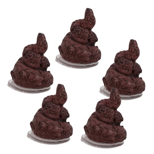 HONITANO 5 Stück Simulation Poop puppenhaus deko lustige deko Figuren Spielzeugkacke Poop-Spiel Mini-Kotspielzeug gefälschte gefälschter KOT Harz Light Brown HONITANO 5 Stück Simulation Poop puppenhaus deko lustige deko Figuren Spielzeugkacke Poop-Spiel Mini-Kotspielzeug gefälschte gefälschter KOT Harz Light Brown von HONITANO