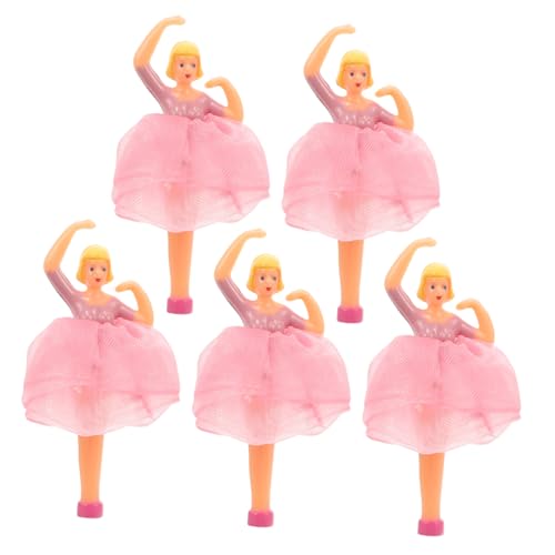 HONITANO 5 Stück Teiliges Balletttänzerin Puppen Spieluhren Realistische Prinzessin Figuren Dekorative Musikbox Zubehör Detailreiche Tanzende Puppen Miniatur Dekoration von HONITANO
