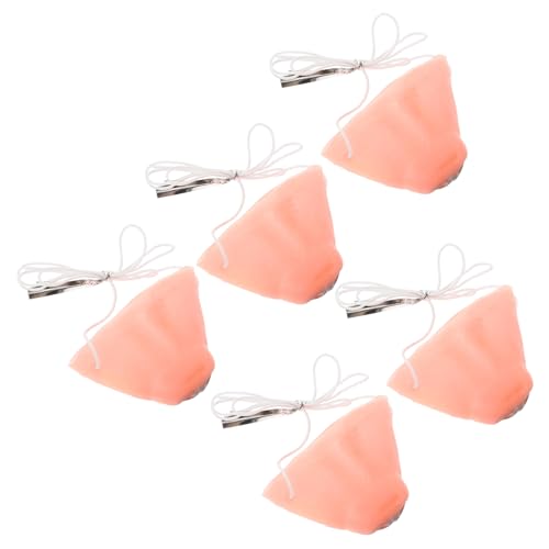 HONITANO 5 Stück Teiliges Cosplay Hundekostüm Nasen Requisiten für Karneval Kostümpartys Bühnenauftritte Halloween Party Zubehör Wiederverwendbar von HONITANO