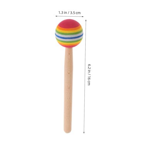 HONITANO 5 Stück Teiliges Holz Schlägel Bunte Percussion Trommelstöcke für Erwachsene Musikinstrument Lernspielzeug Feinmotorik und Rhythmusgefühl HONITANO 5 Stück Teiliges Holz Schlägel Bunte Percussion Trommelstöcke für Erwachsene Musikinstrument Lernspielzeug Feinmotorik und Rhythmusgefühl von HONITANO