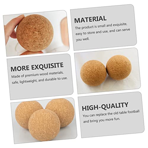 HONITANO 5 Stück Teiliges Holz Tischfußballbälle Ersatzbälle für Standard Tischkicker Robuste Handliche Tischfußball Zubehör Geeignet für Desktop Fußballspiele HONITANO 5 Stück Teiliges Holz Tischfußballbälle Ersatzbälle für Standard Tischkicker Robuste Handliche Tischfußball Zubehör Geeignet für Desktop Fußballspiele von HONITANO