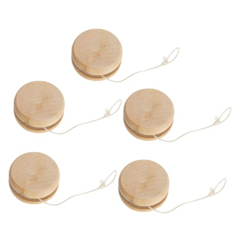 HONITANO 5 Stück Teiliges Holz Yo Yo Unisex Langlebig und Rissfest Tragbar Pädagogisches Hand Auge Koordination und Reaktionsfähigkeit für Erwachsene HONITANO 5 Stück Teiliges Holz Yo Yo Unisex Langlebig und Rissfest Tragbar Pädagogisches Hand Auge Koordination und Reaktionsfähigkeit für Erwachsene von HONITANO