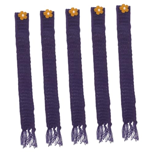 HONITANO 5 Stück Teiliges Miniatur Gestrickter Puppenschals Verstellbare Dekoratives Halstuch für DIY Puppen Weiches Garn als Puppenhaus Zubehör HONITANO 5 Stück Teiliges Miniatur Gestrickter Puppenschals Verstellbare Dekoratives Halstuch für DIY Puppen Weiches Garn als Puppenhaus Zubehör von HONITANO