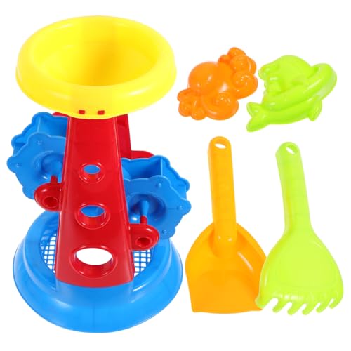 HONITANO 5 Stück Teiliges Set Strandspielzeug für Plastiksandspielzeuge mit Eimer und Sanduhr Sommer Am Strand Freien HONITANO 5 Stück Teiliges Set Strandspielzeug für Plastiksandspielzeuge mit Eimer und Sanduhr Sommer Am Strand Freien von HONITANO