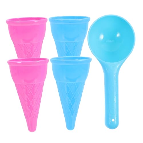 HONITANO 5 Stück Teiliges Strandspielzeug Set Eiscreme Becher und Schaufel Farben Zufällig Fördert Kreativität und Soziale Fähigkeiten für Sandkasten und Wasserspiele Zufällige Farbe HONITANO 5 Stück Teiliges Strandspielzeug Set Eiscreme Becher und Schaufel Farben Zufällig Fördert Kreativität und Soziale Fähigkeiten für Sandkasten und Wasserspiele Zufällige Farbe von HONITANO