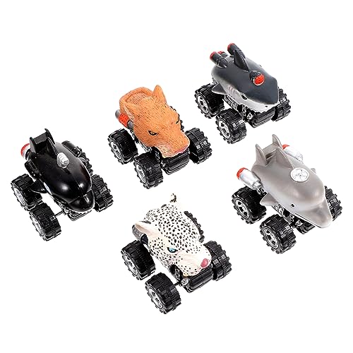 HONITANO 5 Stück Tierisches Trägheitsauto Ziehen Auto Zurück Rückziehbares Fahrzeugspielzeug Babyauto Fahrzeugspielzeug Zurückziehen Bruchsicheres Auto Plastik HONITANO 5 Stück Tierisches Trägheitsauto Ziehen Auto Zurück Rückziehbares Fahrzeugspielzeug Babyauto Fahrzeugspielzeug Zurückziehen Bruchsicheres Auto Plastik von HONITANO