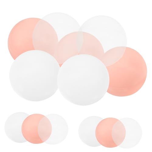 HONITANO 50 Stück Kinderspielzeug Bällebad Aufblasbare Ballons Bubble Inflatables Kleine Bälle Pits Bälle Runde Pits Bälle Runde Spielbälle Requisiten Pits Bälle Pits Bälle Kunststoff von HONITANO