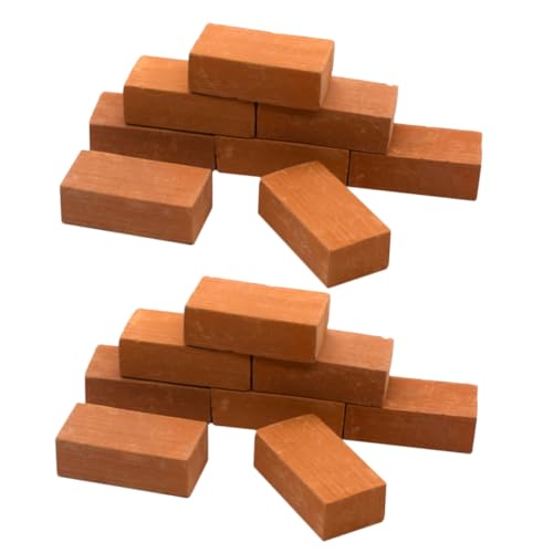 HONITANO 50 Stück Mini-Steine hühner gieskanne kinderspielzeug kinderknallzeug sandtisch Feengarten Ziegel Mini-Tonziegel Modell aus gefälschten Ziegeln rot HONITANO 50 Stück Mini-Steine hühner gieskanne kinderspielzeug kinderknallzeug sandtisch Feengarten Ziegel Mini-Tonziegel Modell aus gefälschten Ziegeln rot von HONITANO
