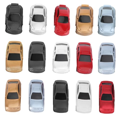 HONITANO 50 Stück Modellauto Bemalte Miniaturfahrzeuge für Sandtisch dioramen Detailgetreue Langlebige Modellautos zur Landschaftsgestaltung HONITANO 50 Stück Modellauto Bemalte Miniaturfahrzeuge für Sandtisch dioramen Detailgetreue Langlebige Modellautos zur Landschaftsgestaltung von HONITANO