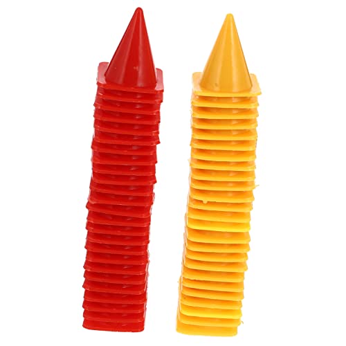 HONITANO 50 Stück Sandtisch-Straßensperren-Modell Verkehr Sportspielzeug Zapfen Orange für spielzeuge für Straßensperre Zeichen Simulation Straßenkegel Abs HONITANO 50 Stück Sandtisch-Straßensperren-Modell Verkehr Sportspielzeug Zapfen Orange für spielzeuge für Straßensperre Zeichen Simulation Straßenkegel Abs von HONITANO