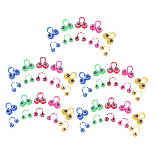 HONITANO 50 Stück Teiliges Bunte Augen Fingerringe aus Kunststoff Leichtes Fingerspielzeug für Party Mitgebsel Halloween und Reise Fördert Hand Auge koordination und Kreatives HONITANO 50 Stück Teiliges Bunte Augen Fingerringe aus Kunststoff Leichtes Fingerspielzeug für Party Mitgebsel Halloween und Reise Fördert Hand Auge koordination und Kreatives von HONITANO