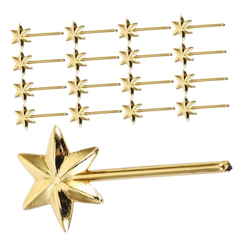 HONITANO 50 Stück Teiliges DIY Mini Hexagram Bastelset Goldene Kunststoffstäbe mit Hexagramm Design Dekorative Mini zauberstäbe für Kreative Projekte und Persönliche Dekoideen HONITANO 50 Stück Teiliges DIY Mini Hexagram Bastelset Goldene Kunststoffstäbe mit Hexagramm Design Dekorative Mini zauberstäbe für Kreative Projekte und Persönliche Dekoideen von HONITANO