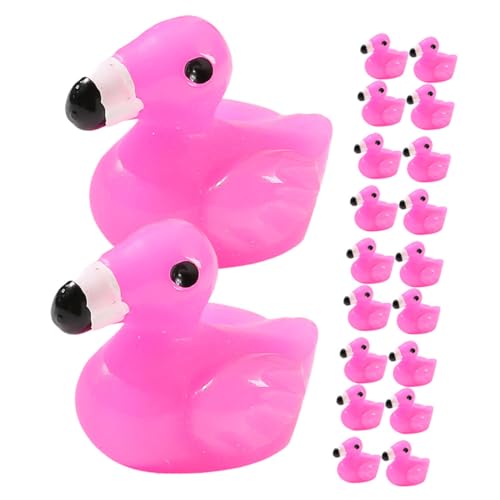 HONITANO 50 Stück Teiliges Mini Resin Flamingo Detailreiche Mikro Landschaft Deko Lebendige Garten und Puppenhaus Figuren DIY Terrarien und Sukkulenten Verzierung Kinderfreundliche von HONITANO