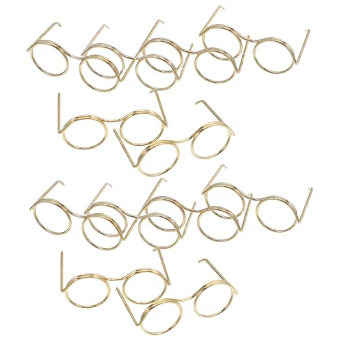 HONITANO 50 Stück Teiliges Miniaturbrillen aus Metalldraht Filigrane Puppenbrillen für DIY Basteln und Puppenhausdekoration Realistische für Kreative Foto Requisiten und Handarbeiten HONITANO 50 Stück Teiliges Miniaturbrillen aus Metalldraht Filigrane Puppenbrillen für DIY Basteln und Puppenhausdekoration Realistische für Kreative Foto Requisiten und Handarbeiten von HONITANO