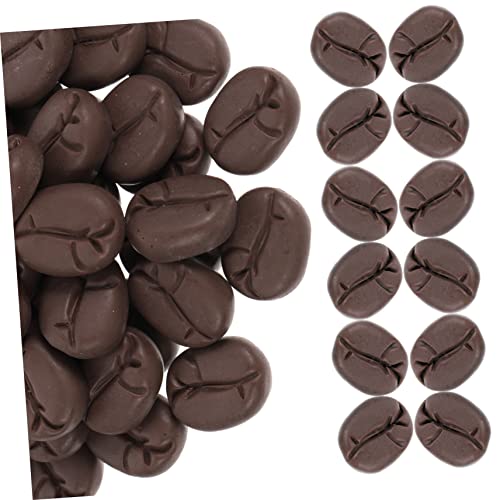 HONITANO 50 Stück Teiliges Realistische Kaffeebohnen Modell aus Sicherem Material Detailgetreue Dekoration für Küche Restaurant Bar Hochzeit und Display für Rollenspiele und Bastelprojekte HONITANO 50 Stück Teiliges Realistische Kaffeebohnen Modell aus Sicherem Material Detailgetreue Dekoration für Küche Restaurant Bar Hochzeit und Display für Rollenspiele und Bastelprojekte von HONITANO