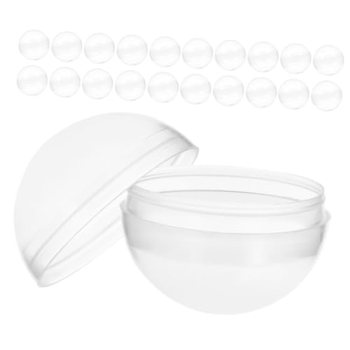 HONITANO 50 Stück Transparente Kunststoffkapseln für Verkaufsautomaten Wiederverwendbare Befüllbare Bälle für Spielzeugautomaten Partydeko und Osterüberraschungen Kompatibel mit HONITANO 50 Stück Transparente Kunststoffkapseln für Verkaufsautomaten Wiederverwendbare Befüllbare Bälle für Spielzeugautomaten Partydeko und Osterüberraschungen Kompatibel mit von HONITANO