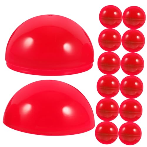 HONITANO 50Stücke Aktivitätslotteriekugeln Hohlkugeln Durchmesser Rot für Spielpartys Tombola und Auslosungen Langlebig Feiern von HONITANO