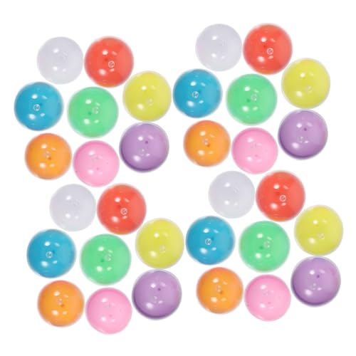 HONITANO 50Stücke Transparente Spielbälle Leere Lotteriekugeln für Automaten Füllbare Kapseln für Heimpartys für Interaktive Spiele und Gewinnspiele von HONITANO