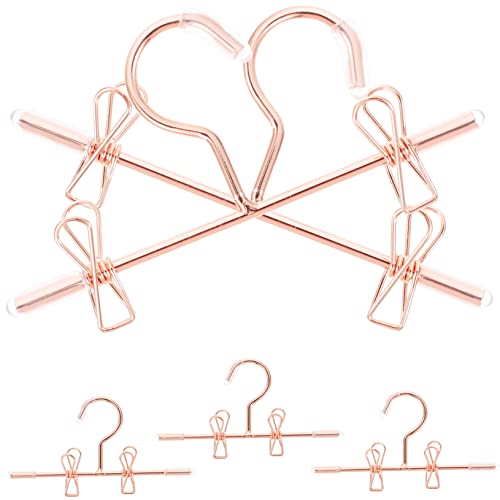 HONITANO 5Stücke Mini Puppenkleiderbügel aus Hochwertigem Teilig Roségold für Stilvolle Aufbewahrung und Präsentation von Puppenkleidung und Langlebig HONITANO 5Stücke Mini Puppenkleiderbügel aus Hochwertigem Teilig Roségold für Stilvolle Aufbewahrung und Präsentation von Puppenkleidung und Langlebig von HONITANO