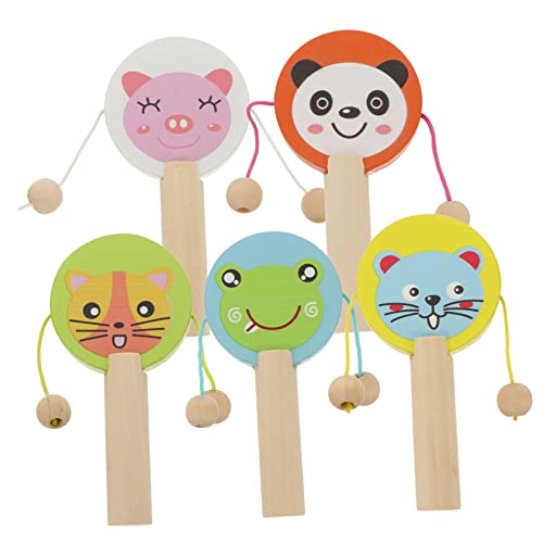 HONITANO 5Stücke Teiliges Holzspielzeug Pädagogische und Musikinstrumente für Cartoon Design für Frühkindliche Entwicklung und Kreative Spielmomente HONITANO 5Stücke Teiliges Holzspielzeug Pädagogische und Musikinstrumente für Cartoon Design für Frühkindliche Entwicklung und Kreative Spielmomente von HONITANO