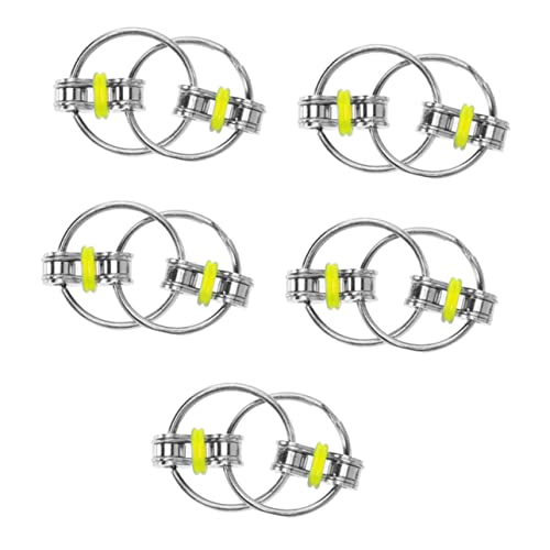 HONITANO 5Stücke Teiliges Kettenspielzeug für Stressabbau Fidget Konzentration und Bildung für Erwachsene Langlebig und Tragbar HONITANO 5Stücke Teiliges Kettenspielzeug für Stressabbau Fidget Konzentration und Bildung für Erwachsene Langlebig und Tragbar von HONITANO