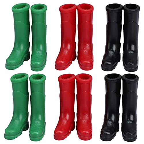 HONITANO 6 Paare Stiefel simulieren für Toys unikal puppenhauszubehör sammlerstücke Puppenstiefel Puppe Regenstiefel Miniaturen Miniatur-Schuhe Puppenschuhe Plastik HONITANO 6 Paare Stiefel simulieren für Toys unikal puppenhauszubehör sammlerstücke Puppenstiefel Puppe Regenstiefel Miniaturen Miniatur-Schuhe Puppenschuhe Plastik von HONITANO