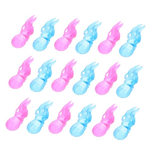 HONITANO 6 Paare Zunge Puppe Puppenkostümzubehör Miniatur-Schuhe Miniatur Schuhe Kleine Puppenschuhe Miniatur-spielzeugschuhe Simulierte Minischuhe Mini-fingerschuhe Plastik von HONITANO
