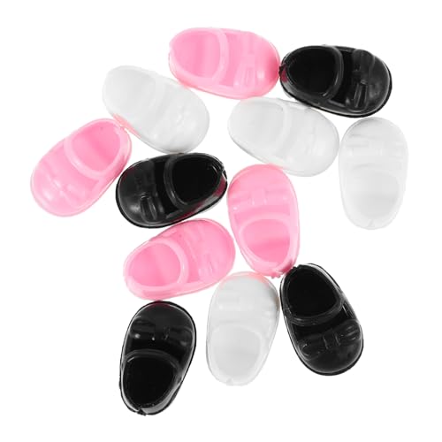 HONITANO 6er-Set Miniatur-puppenschuhe Für Mädchen Puppenspiel Puppenschuhe Puppenkostüm-Accessoire Stilvoll Bequem von HONITANO