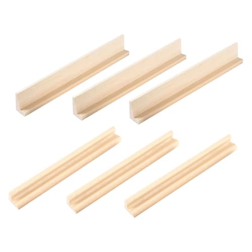HONITANO 6 Stück Holz Buchstaben Domino Halter Teiliges Stabile DIY Basen Für Kreative Bastelprojekte Familienspaß Vielseitig Kombinierbar Robust HONITANO 6 Stück Holz Buchstaben Domino Halter Teiliges Stabile DIY Basen Für Kreative Bastelprojekte Familienspaß Vielseitig Kombinierbar Robust von HONITANO