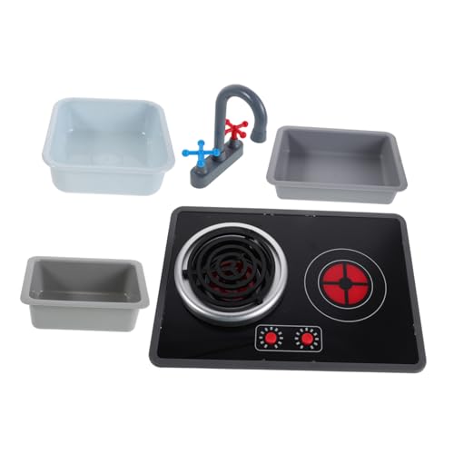 HONITANO 6 Stück Küchenspielzeug Für 'mini Kitchen So Tun Als Sie EIN Küchenspielzeug Zum Küche Spielset Kleinkind Täuscht Sich Küche Plastik von HONITANO