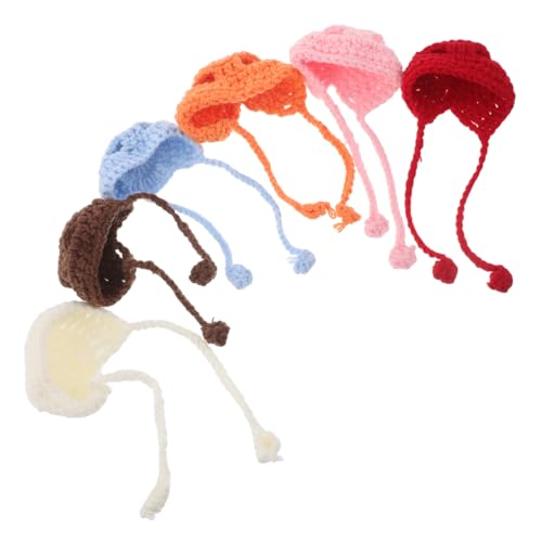 HONITANO 6 Stück Mini Strickmützen aus Weicher Wolle Leichte und Atmungsaktive Mützen für Kleine Tiere und Puppen Vielseitige Dekorative Mini Hut Accessoires für Schlüsselanhänger und DIY HONITANO 6 Stück Mini Strickmützen aus Weicher Wolle Leichte und Atmungsaktive Mützen für Kleine Tiere und Puppen Vielseitige Dekorative Mini Hut Accessoires für Schlüsselanhänger und DIY von HONITANO
