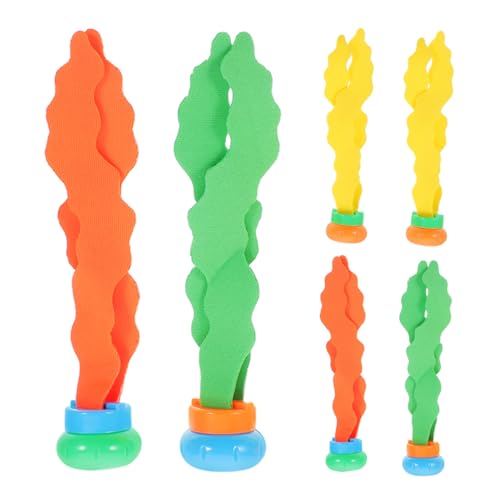 HONITANO 6 Stück Sommerspielzeug Tauchen Gras Wasserspielzeug Pool Sinkende Spielzeuge Für Tauchbecken Wasserspiel Für Strand Algen-Pool-Spiel Sortiert Tauchspielzeug HONITANO 6 Stück Sommerspielzeug Tauchen Gras Wasserspielzeug Pool Sinkende Spielzeuge Für Tauchbecken Wasserspiel Für Strand Algen-Pool-Spiel Sortiert Tauchspielzeug von HONITANO
