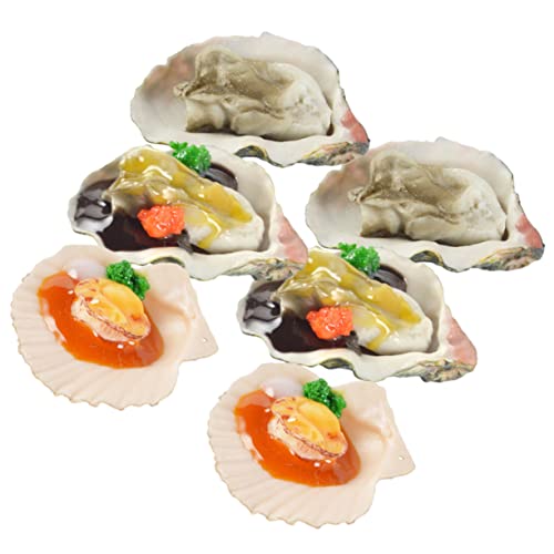 HONITANO 6 Stück Spielzeugnahrung küchendekoration fensterdekoration Fotografie Schalentiermodelle Dekorative Schalentiermodelle Essen für die küche Spielküchenzubehör PVC HONITANO 6 Stück Spielzeugnahrung küchendekoration fensterdekoration Fotografie Schalentiermodelle Dekorative Schalentiermodelle Essen für die küche Spielküchenzubehör PVC von HONITANO