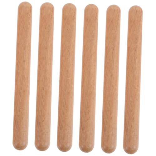 HONITANO 6 Stück Teiliges Holz Rhythmussticks für Sichere Abgerundete Kanten Musikinstrument für Kindergarten und Musikunterricht Fördert Rhythmusgefühl und Frühe Musikalische Entwicklung HONITANO 6 Stück Teiliges Holz Rhythmussticks für Sichere Abgerundete Kanten Musikinstrument für Kindergarten und Musikunterricht Fördert Rhythmusgefühl und Frühe Musikalische Entwicklung von HONITANO