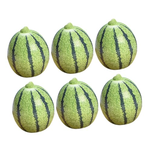 HONITANO 6 Stück Teiliges Mini Wassermelonen Dekorset Realistische Miniaturfrüchte Handgefertigt Vielseitig Verwendbar für DIY und Miniatur Szenen HONITANO 6 Stück Teiliges Mini Wassermelonen Dekorset Realistische Miniaturfrüchte Handgefertigt Vielseitig Verwendbar für DIY und Miniatur Szenen von HONITANO